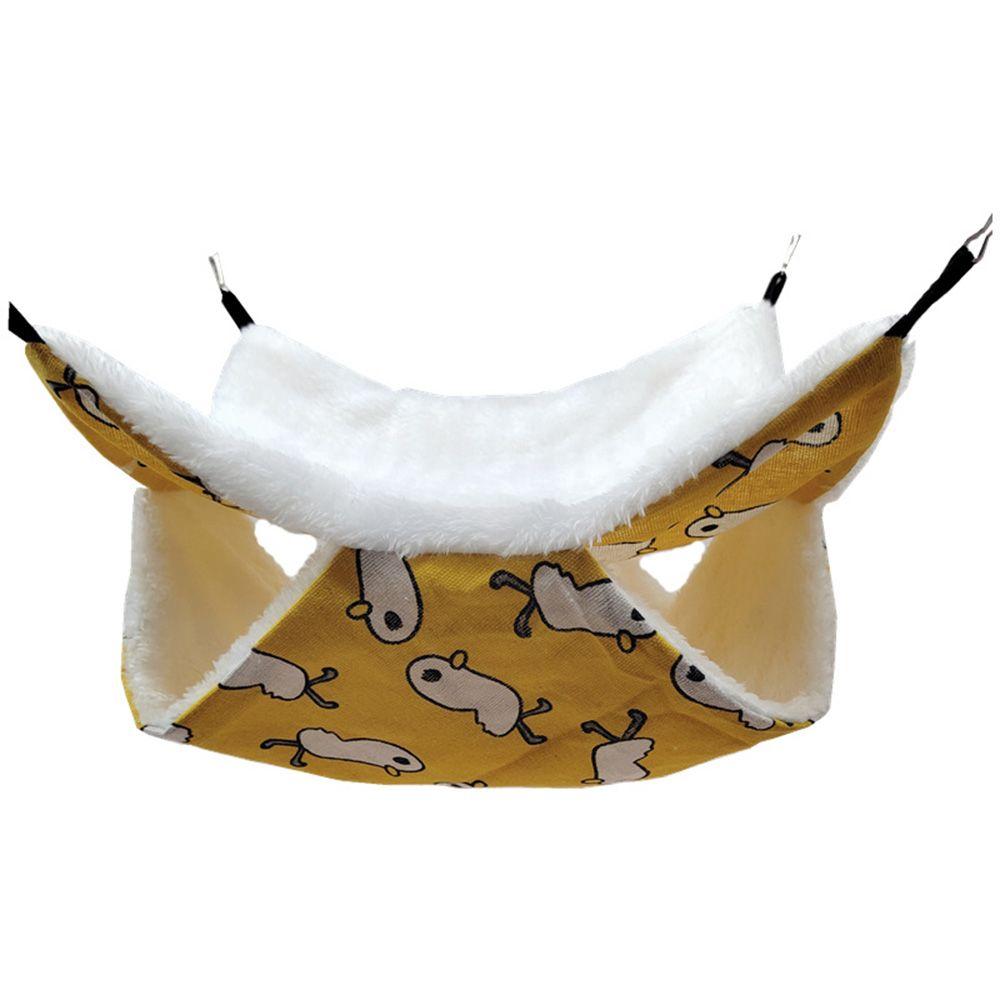 Haustierbedarf, Frettchen, Ratte, doppellagig, warmer Haustier-Schlafsack, Hamsterkäfig, Haustier-Hängematte, Eichhörnchenbetten 45x45cm-Duck