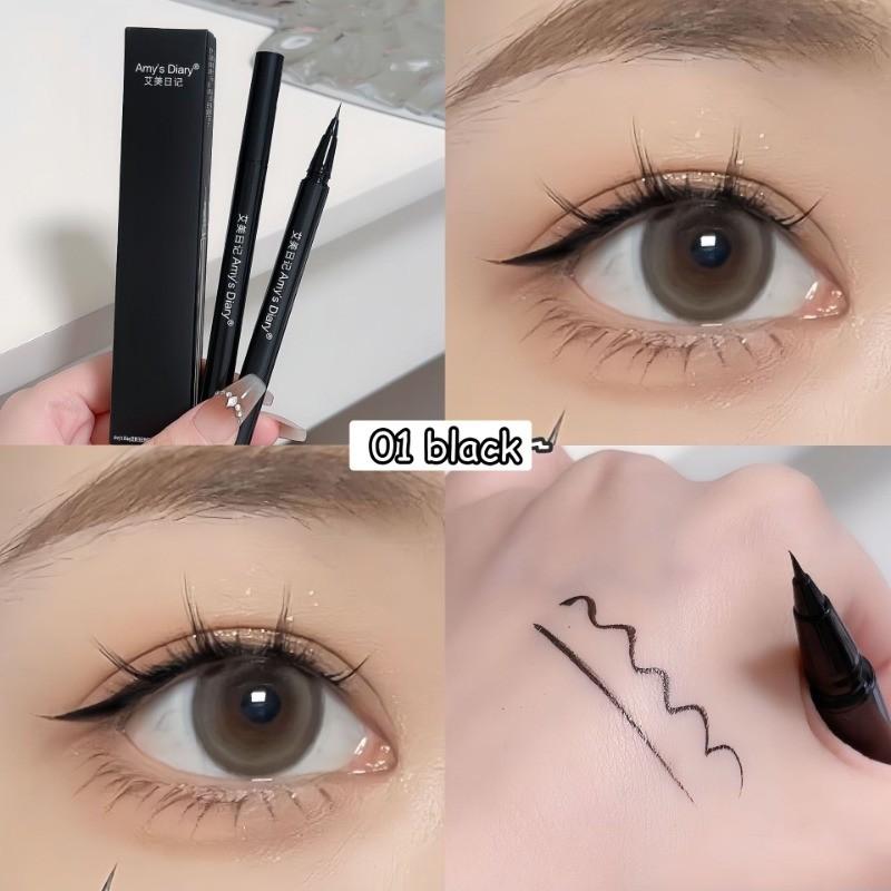 Schnelltrocknender, natürlicher, dreidimensionaler Seidenraupenstift, Konturierungs-Flüssig-Eyeliner, tägliches Augen-Make-up, wasserfestes, langanhaltendes Make-up, Damenmode-Make-up