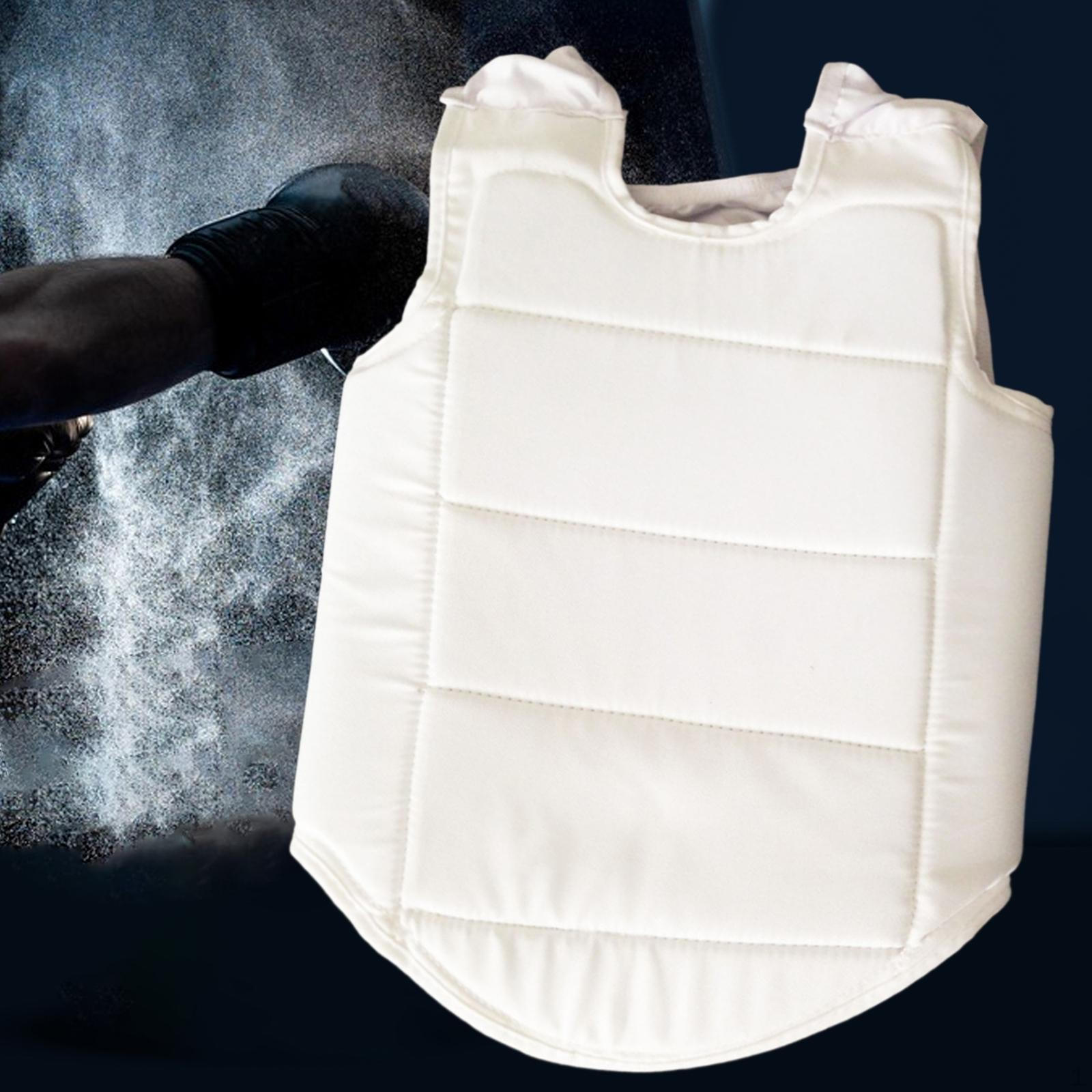 Karate Guard Körperschutz Rippenpanzer Taekwondo Weste für Kampfsport im Freien S