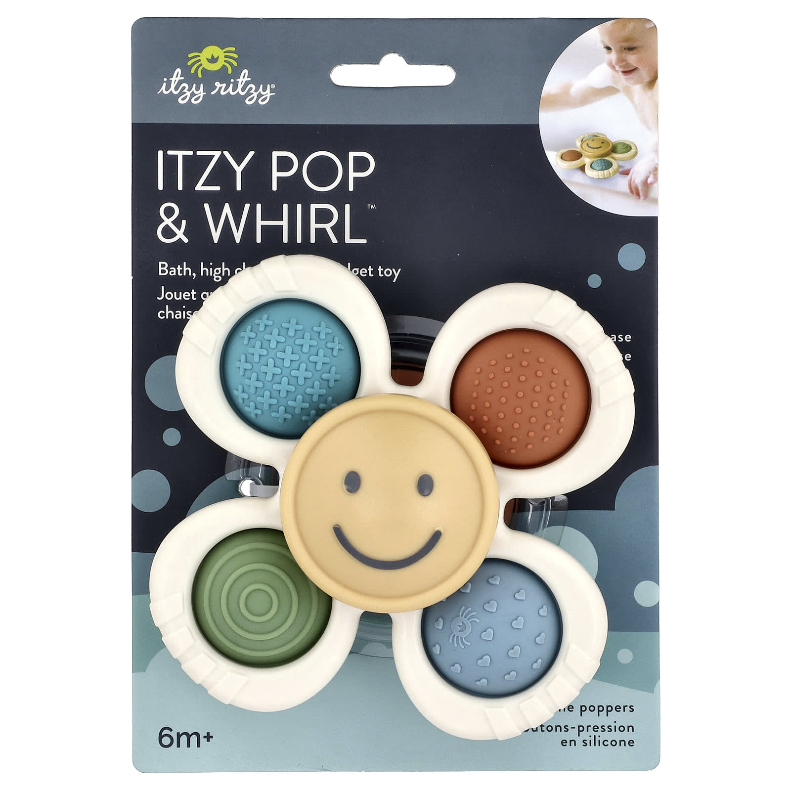 Itzy Pop & Wvirl™, Fidget-Spielzeug, ab 6 Jahren, Lächeln, 1 Stück