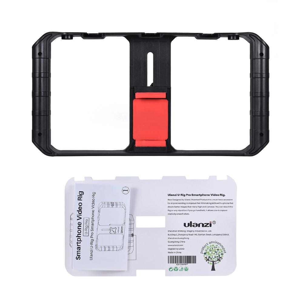 U-Rig Pro 3 Schuh Handheld Smartphone Video Rig Film Machen Vlogging Aufnahme Fall Halterung