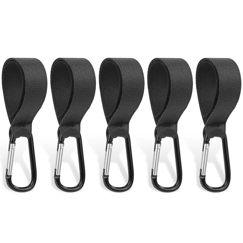 Haken für Kinderwagen, Aluminiumlegierung, Schnallen, Clips, Karabiner, Multifunktions-Haushaltswagen, Wickeltasche, Organizer, Haken, Kinderwagen-Aufhänger