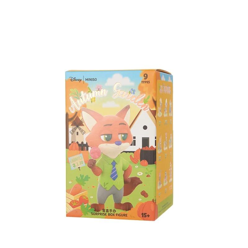 MINISO Disney Zootopia Herbstgarten Serie Blind Box Spielzeug Kawaii Anime Actionfigur Caixa Caja Überraschung Mystery Box Puppen Mädchen