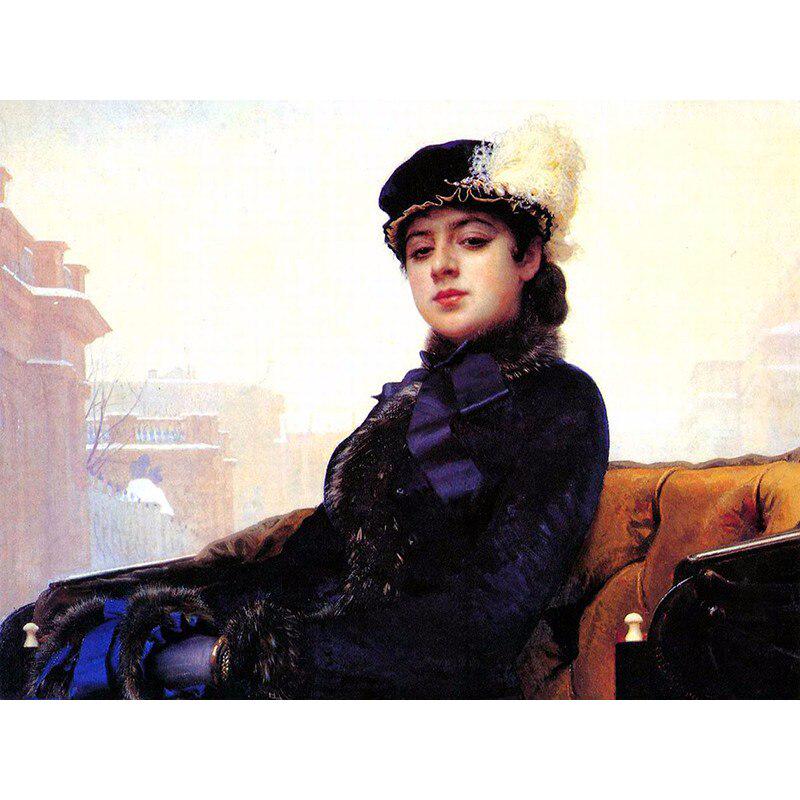 Gesticktes Wohnzimmer, Handarbeit, Dekoration, anmutige Dame, DIY 5D-Diamantgemälde 50X70CM