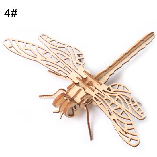 DIY Insekten Basteln Schmetterling Puzzles Bildung Holz Kinderspielzeug