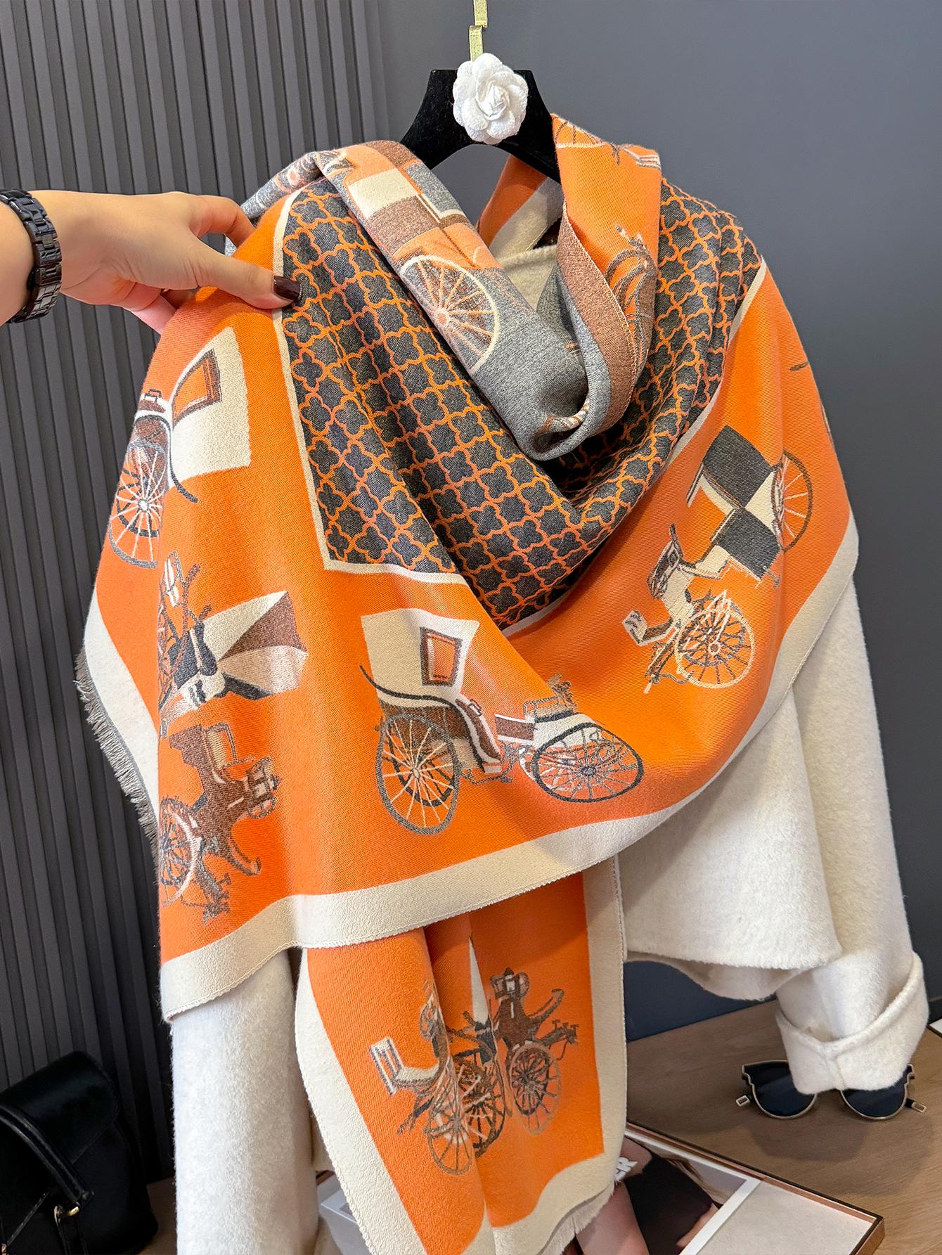 Poncho Schal Pashmina Kaschmir Schal Für Damen Dicke Warme Winterdecke Weiblicher Luxusqualität Schal Wickel Bufanda