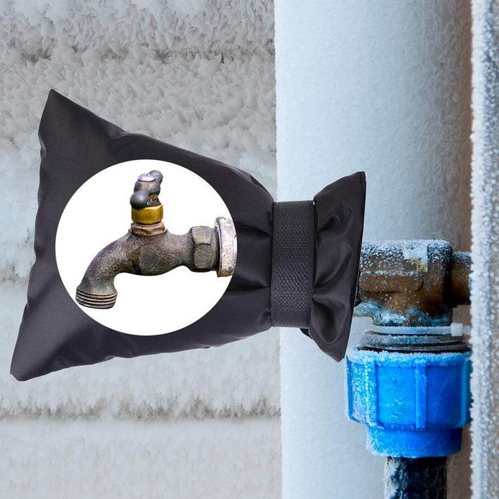 Frostjacke, Wasserhahn-Abdeckung für den Außenbereich, Außenschutz, isolierter Wasserhahn-Handschuh, Winter-Wasserrohr-Abdeckung