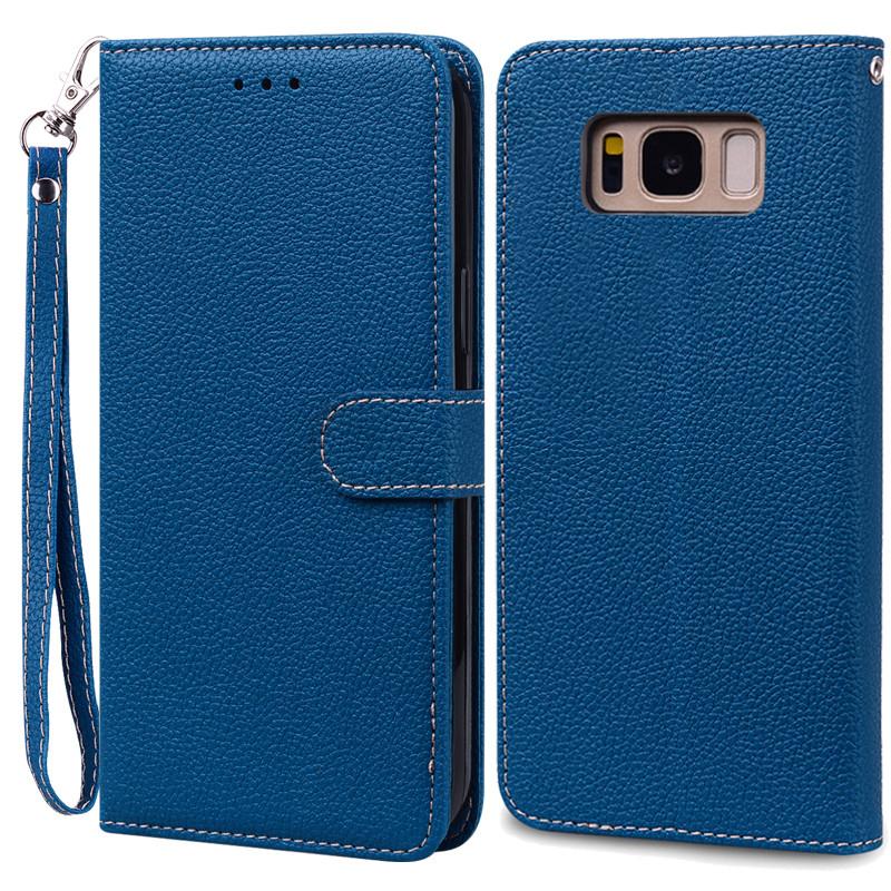 S8/S8 Plus Fall Für Samsung Galaxy S8 Fall G950F Leder Brieftasche Flip Fall Für Samsung Galaxy S8 Plus G955F telefon Fall Fundas For Samsung S8 Plus