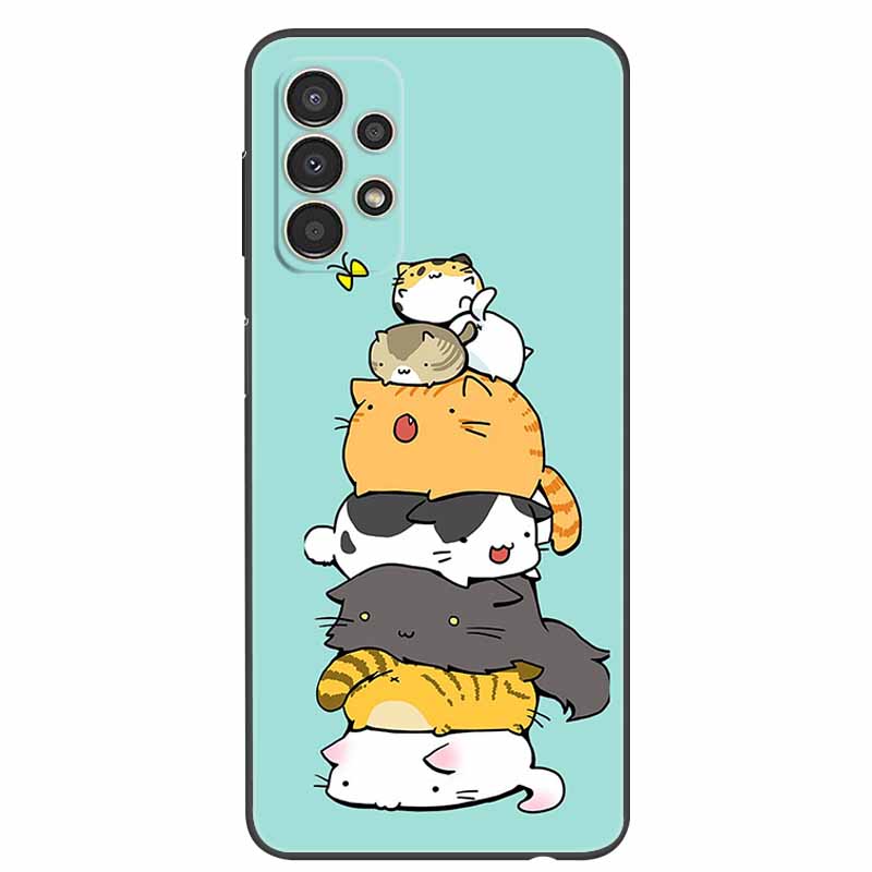 Für Samsung A13 4G Hülle A135F Cartoon Weiches Silikon Wolf Handy Rückseite für Samsung Galaxy A13 4G Hüllen Löwe Fundas A 13 2022 Samsung A13 4G