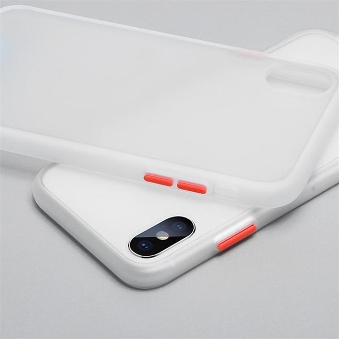 Stoßfeste Handyhülle für iPhone 11 Pro Max, luxuriöse transluzente weiche Hülle für iPhone X XS Max XR 9 8 7 6 6S Plus Hülle For iPhone XS Max weiß