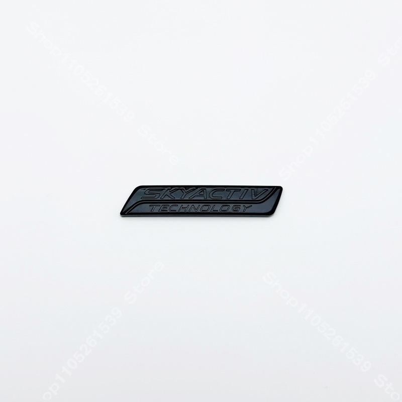 3D-Logo-Plakette Auto-Kühlergrill-Emblem Für MAZDA 6 2017 2018 2019 Auto-Logo Frontklappen-Embleme Heckklappen-Plakette Zubehör 2017 2018 2019 black