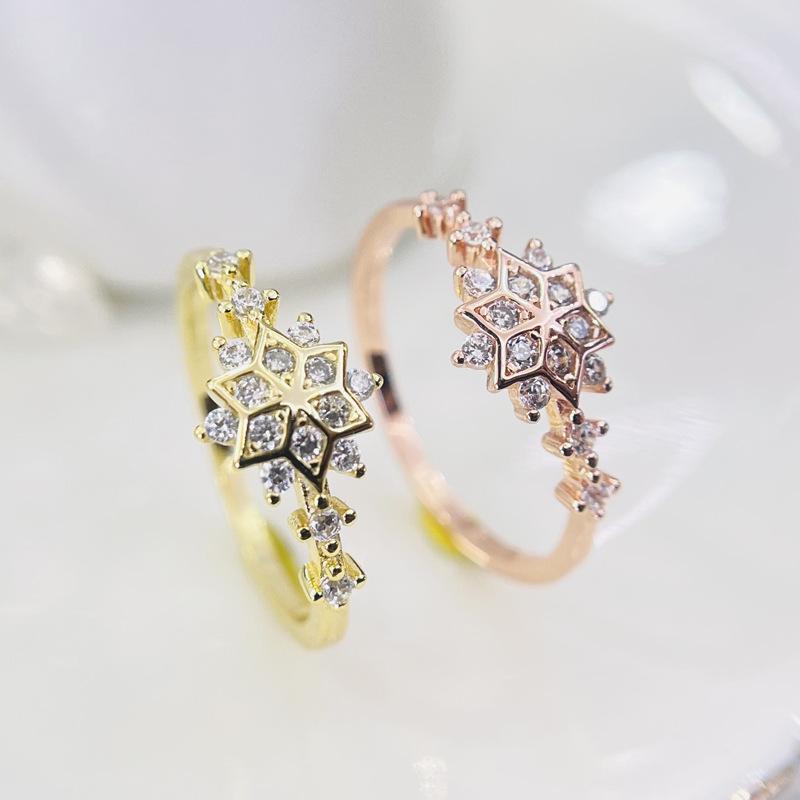 14 Karat Gold Farbe Schmuck 1 Karat Diamantring für Frauen Böhmen Eheringe Spannungsfassung Luxus 14 Karat Gelbgold Diamant Anel 8 rose gold