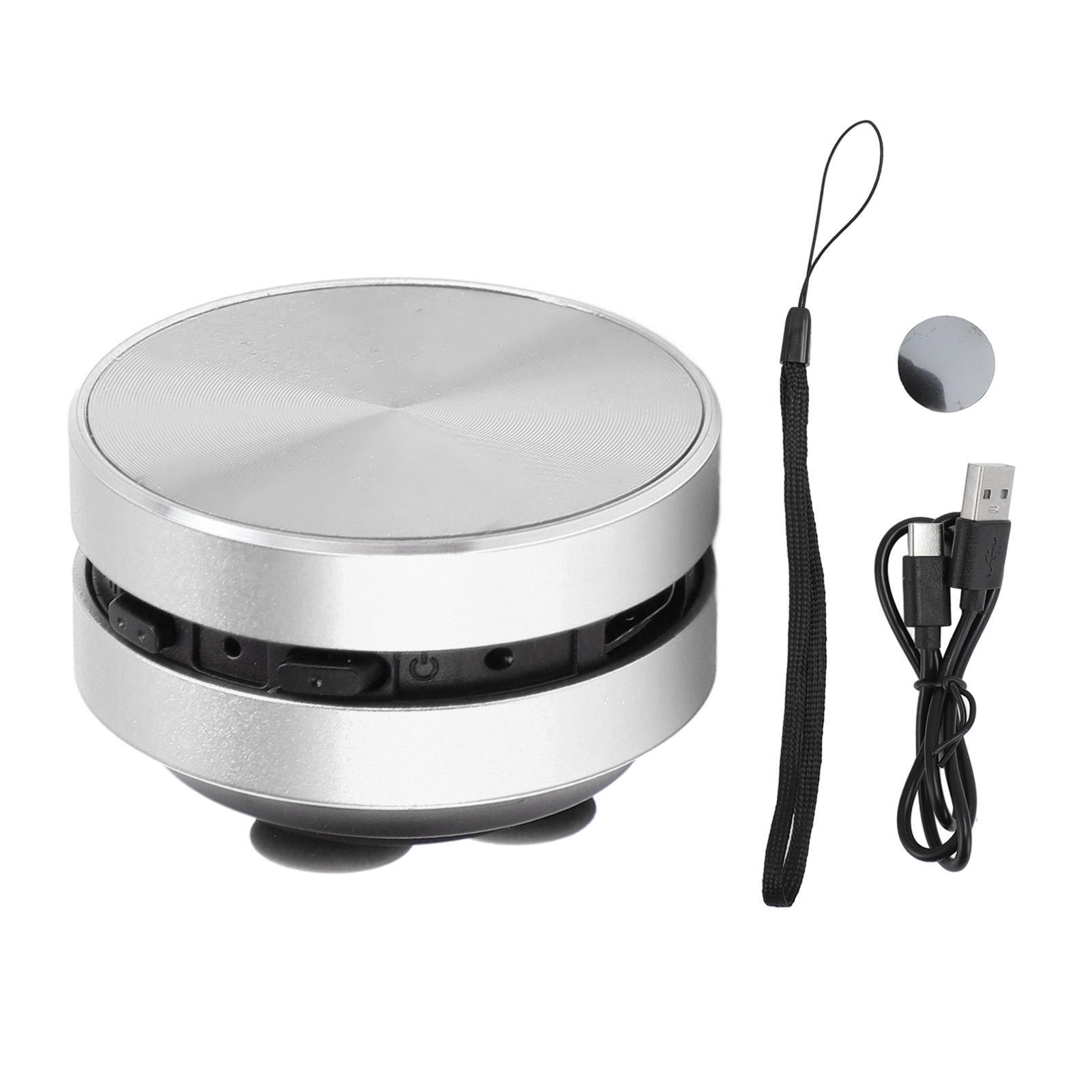 Bluetooth Knochenleitung Lautsprecher Stereo Bass Tragbare Kleine Drahtlose Lautsprecher mit Saugnapf für silber