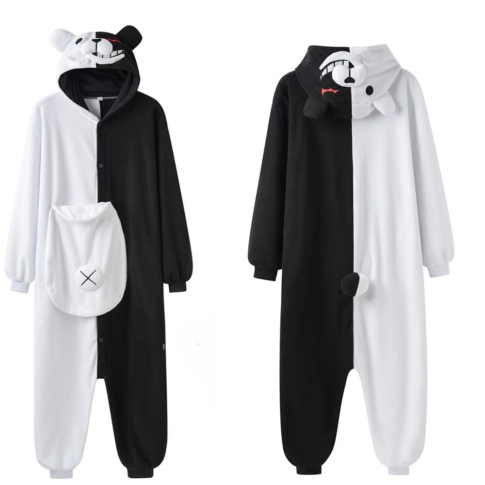 Kuh Kigurumi Umbreon Anime Onesies Frauen Männer Overalls Lustiger Anzug Für Erwachsene Winter Pyjamas Festival Outfit Tier Kostüme Overall M( fit 161-164cm)