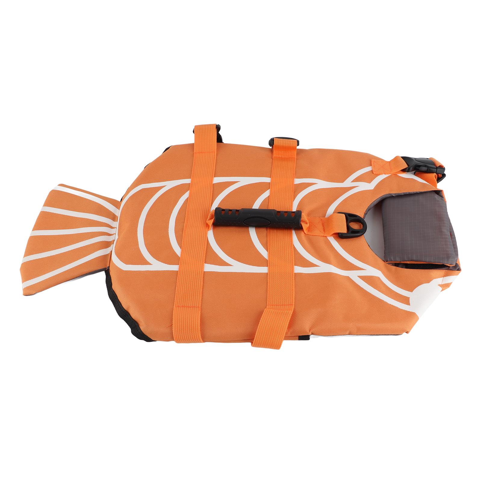 Hunde-Rettungsweste Verstellbare Ergonomie Sicherer Hunde-Schwimmkörper Schwimmweste Hunde-Rettungsweste für Hunde M(for 4-6.5kg)