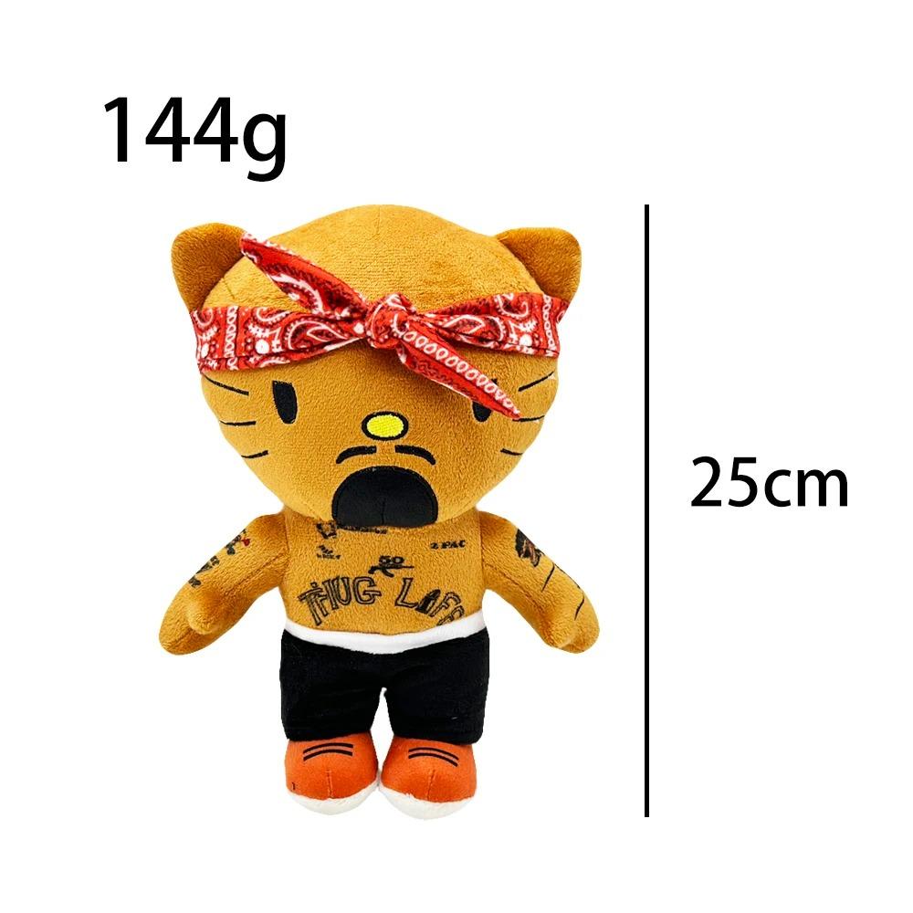 Mehrere Stile Hello Kitty Eminem xxxtentacion Frank Ocean Plüschtier Puppe mit Kleidung Gefüllte Weiche Plüschtiere Fans Sammeln Geschenk orange