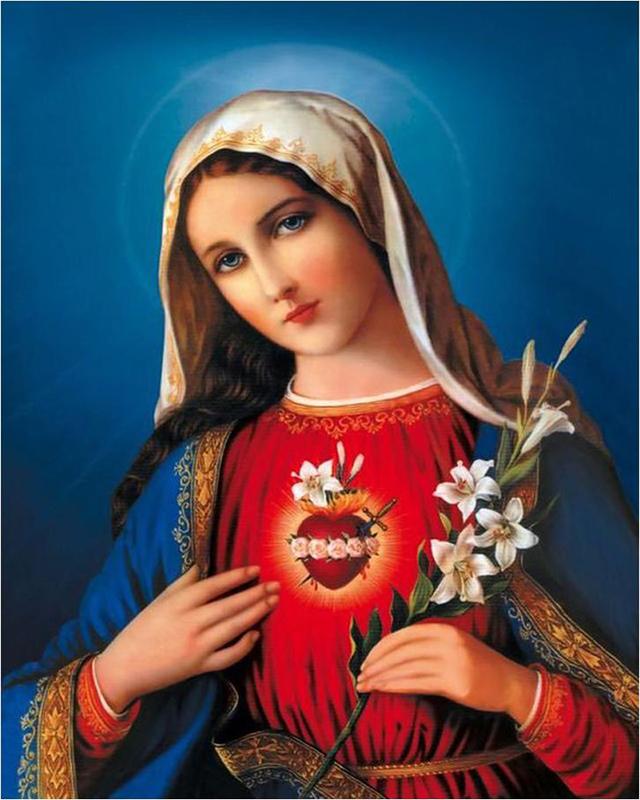 Diamant Malerei Neue Jesus Bilder Von Strass 5D DIY Diamant Stickerei Verkauf Religiöse Figuren Mosaik Wohnkultur Full Round 20X30CM rot