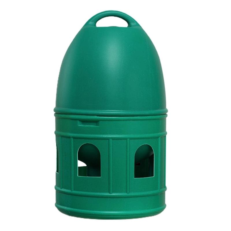 Vogeltränke für Tauben und Hühner mit Aufhängegriff 3/5L Für Haus und Voliere Wasserspender Bewässerungswerkzeug 5 grün