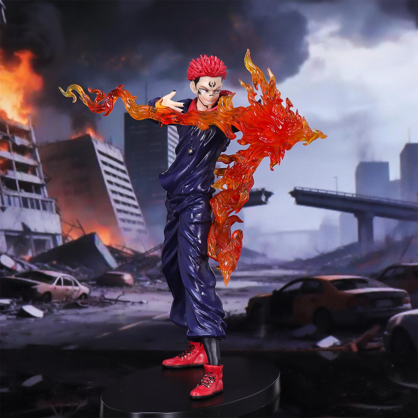 Perfekte jjk Sukuna Action Anime Figur Sammlerstücke Figuren Ausstellungsstücke Anime Figuren Weihnachtsgeschenke Langlebig bunt