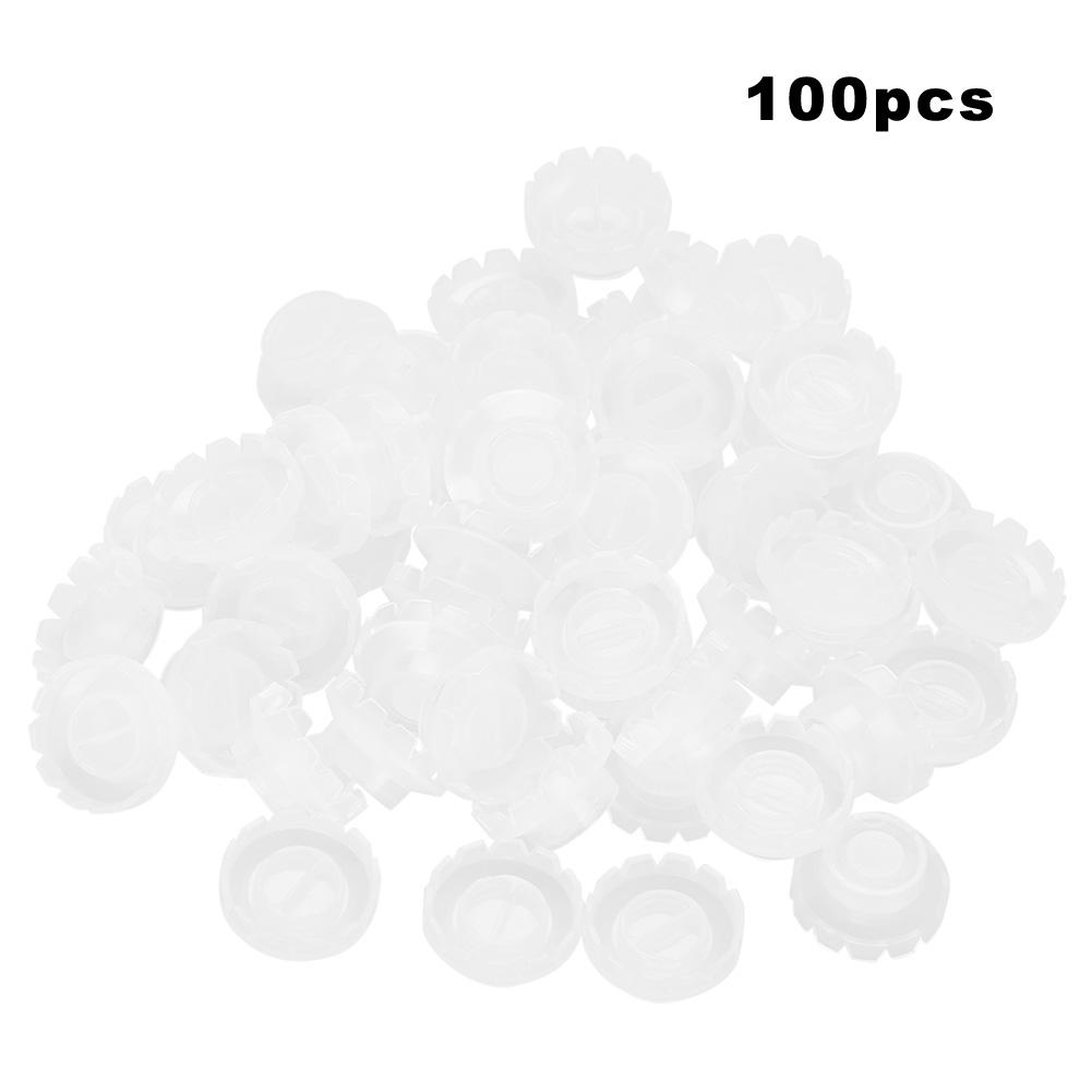 100Pcs Einweg Wimpern Ring Halter Wimpern Verlängerung Kleber Kleber Stehen