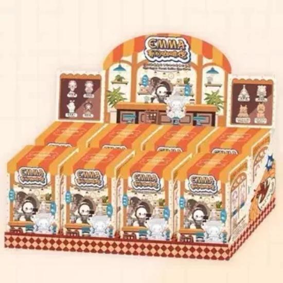 Echte Emma Secret Forest Coffee Shop Serie Puppe Blind Box Spielzeug Anime Actionfigur Kawaii Überraschung Mystery Box Geburtstagsgeschenk orange