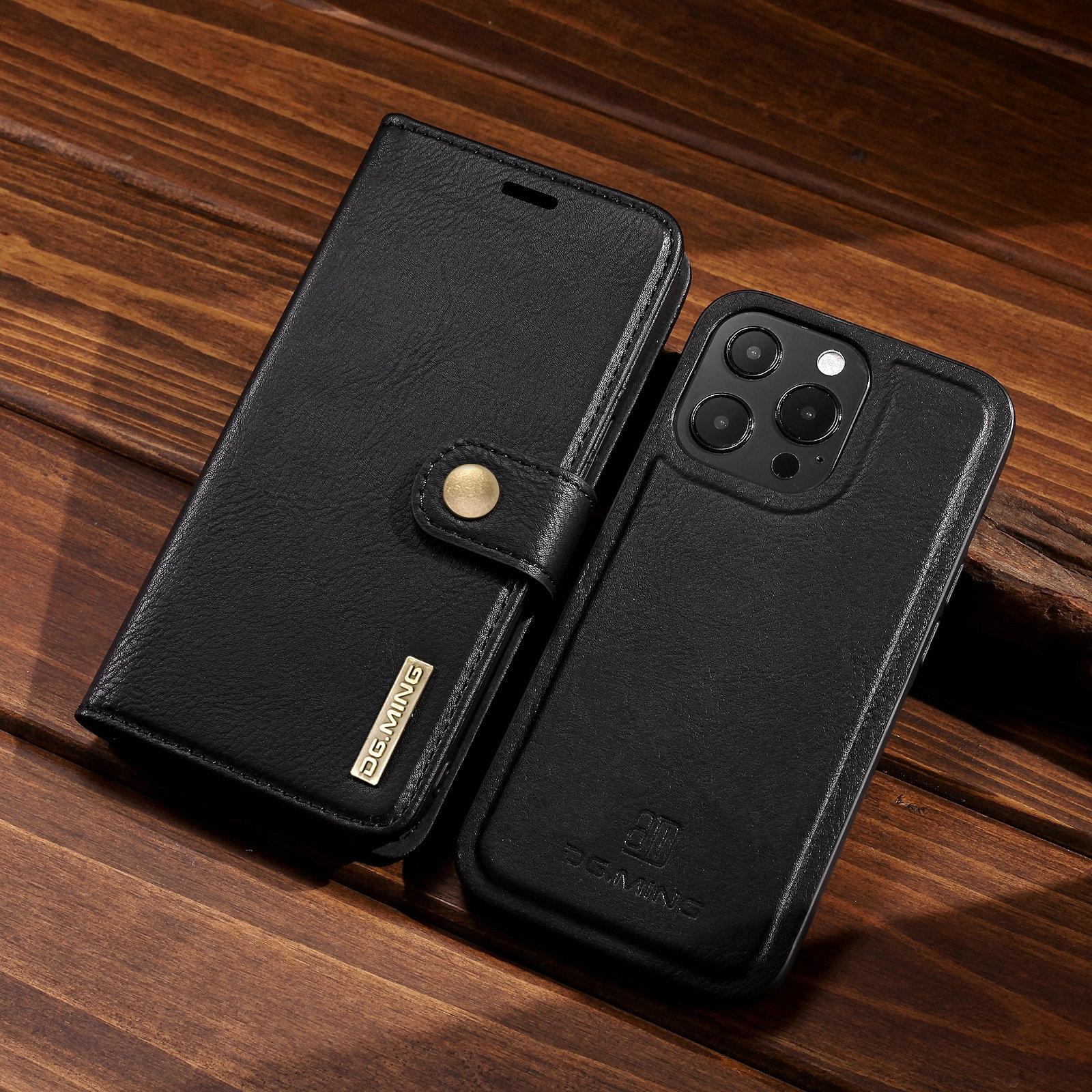 Luxus Retro Kuh Echtleder Magnetische Handyhülle für iPhone 12 Pro,Xiaomi Redmi Note 10 Huawei Samsung Google OnePlus Stand Flip Cover Huawei P40 Lite schwarz