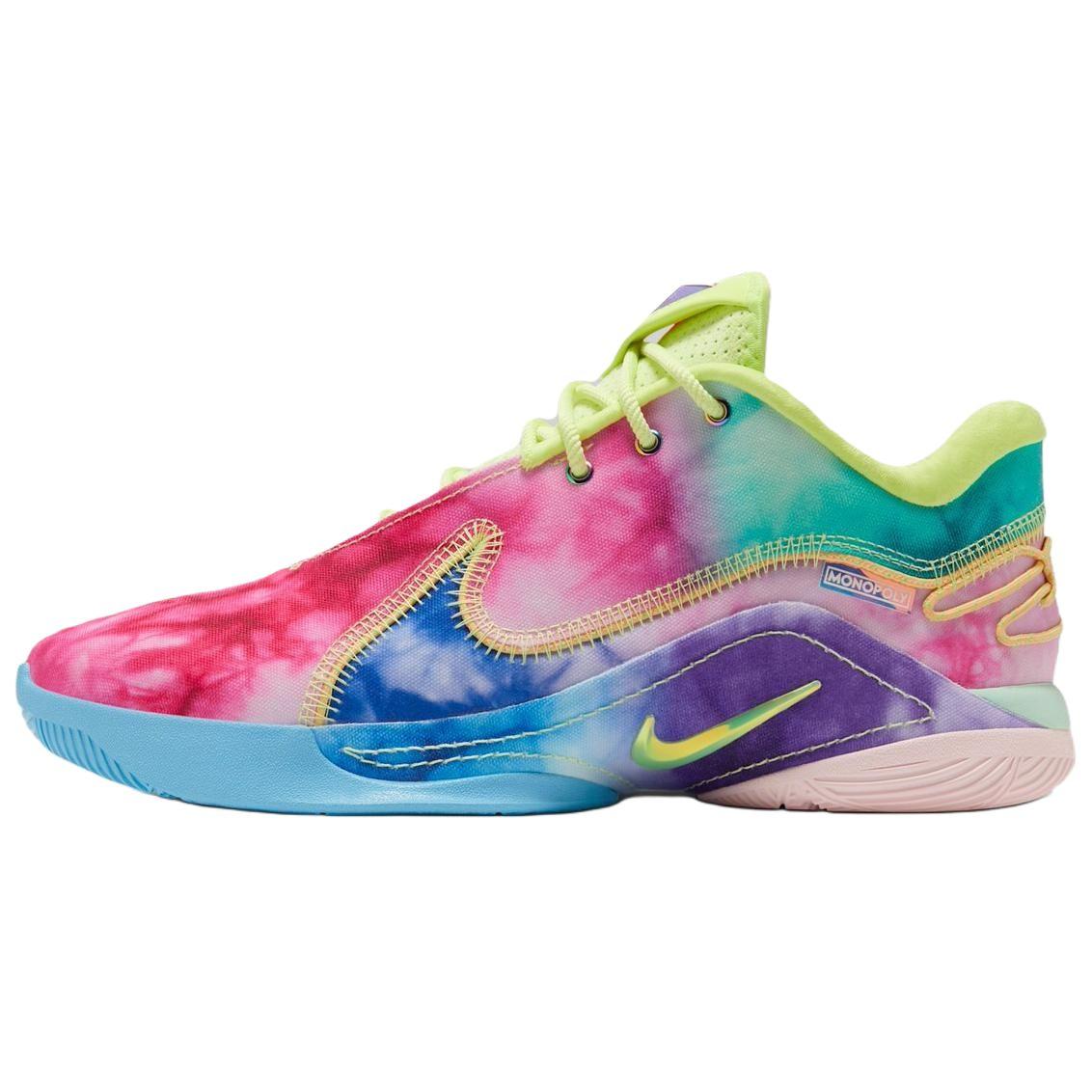 Monopoly x Nike LeBron 22 EP Batik Herren Sneaker Multicolor Mint-Schaum Kirschrot HV8621-300 38.5