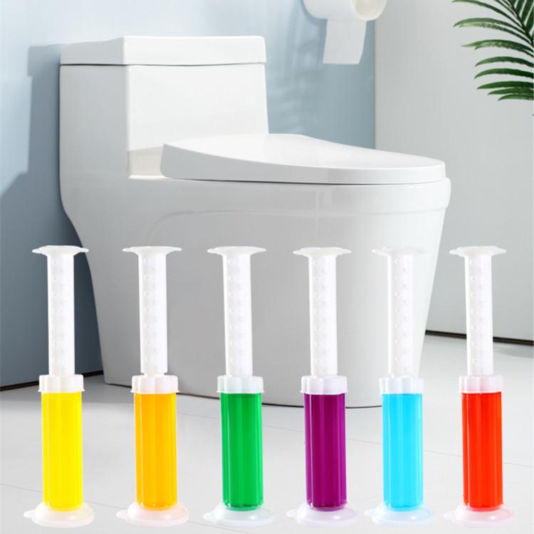 1PC Kreative Spritze Bunte Blume Toilette Duft Gel Zitrone Orange Rose Ozean Duft Toilette Toilettenschüssel Deodorant Reiniger Lemon flavor