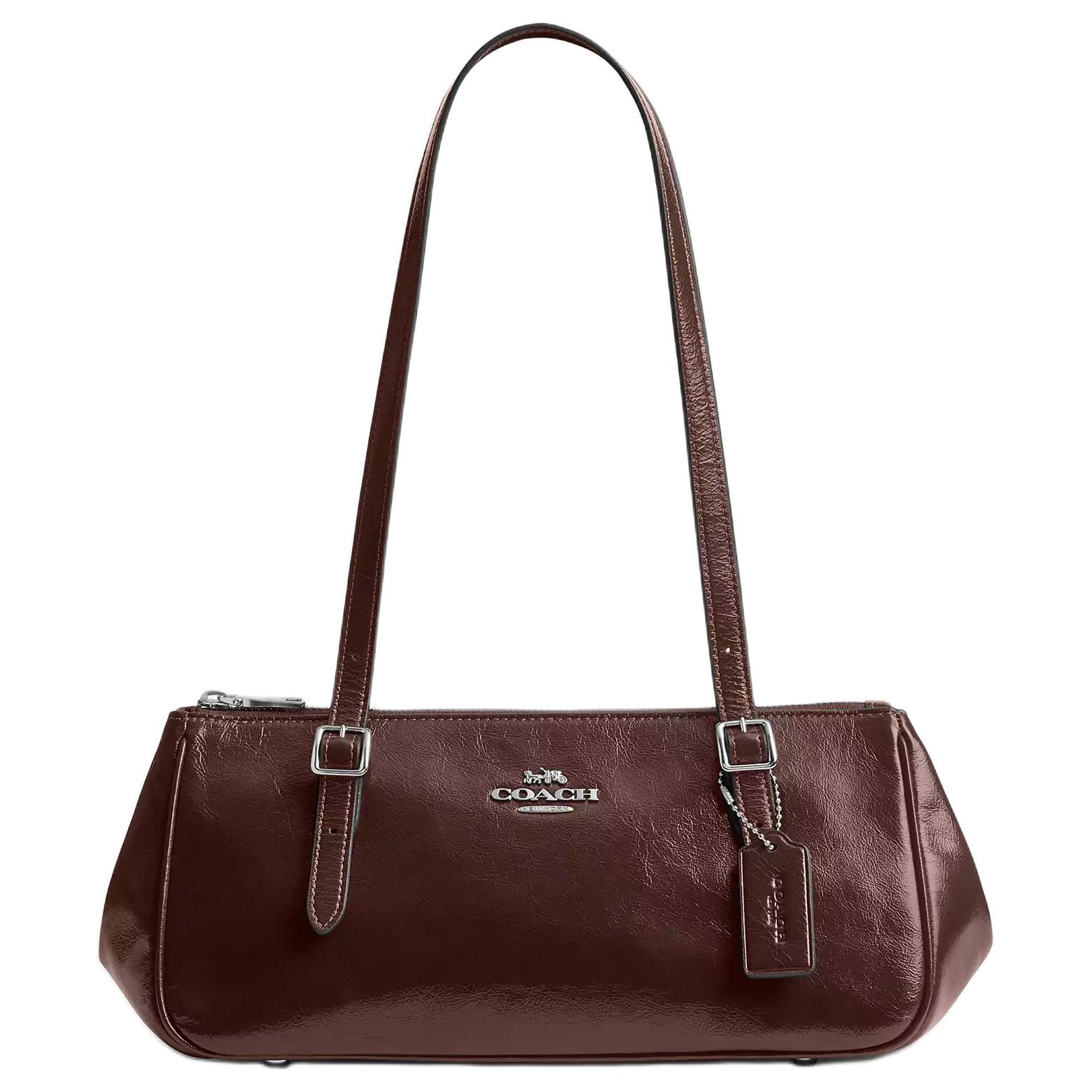 Coach Asher 34 Signature Print Leder Achselhöhlen Schultertasche Groß Damen Taschen Ahorn CBJ05-SVMPL Gift Box Set (Basic Set+Yellow Box)