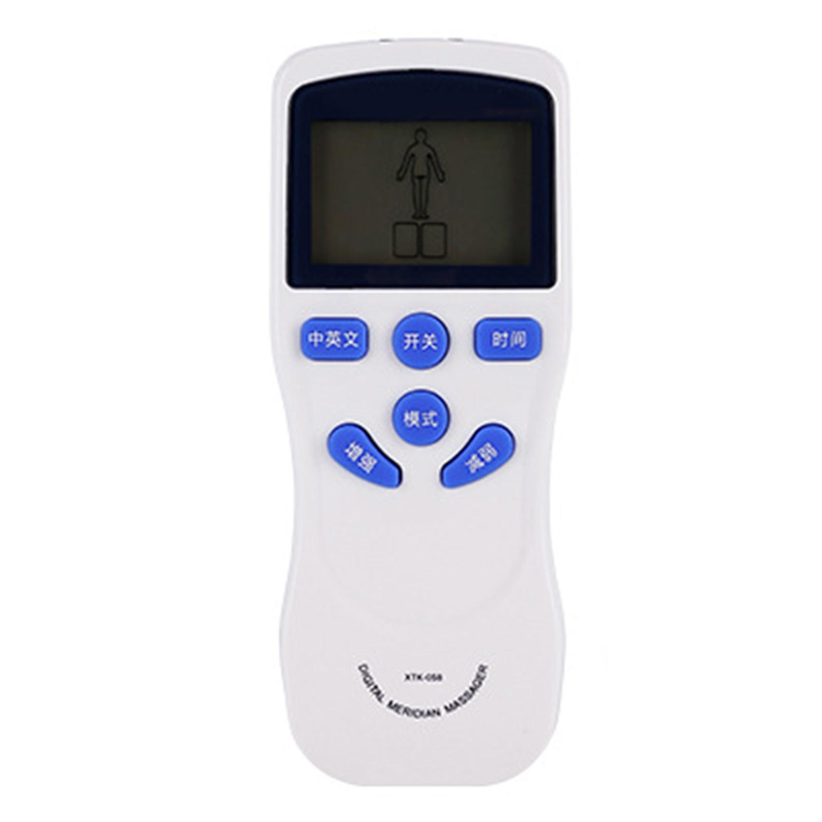 Elektrisches Meridian-Massagegerät Doppelausgang LED-Anzeige 8 Modi Digitales Meridian-Massagegerät mit Timing-Funktion