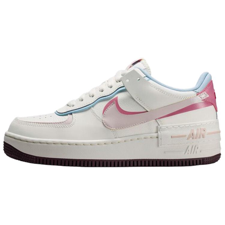 Nike Air Force 1 Shadow Bequeme Passform Low-Top Sneaker Damen Sneaker Weiß IQ9803161 40 white