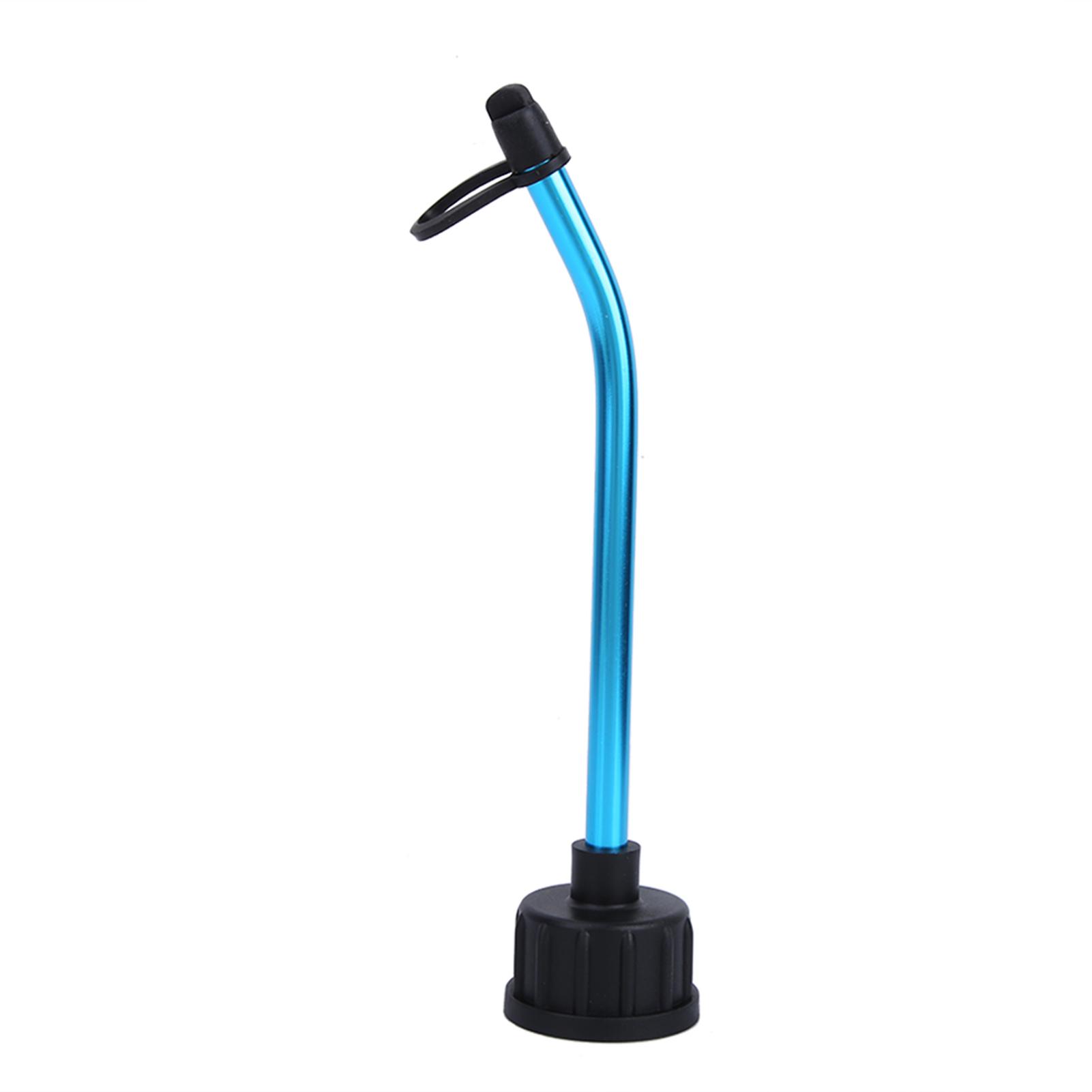 Nitro Motor Kraftstoff Einfüllflasche mit Aluminiumlegierung Strohhalm für RC Modellauto 250ML Weiß