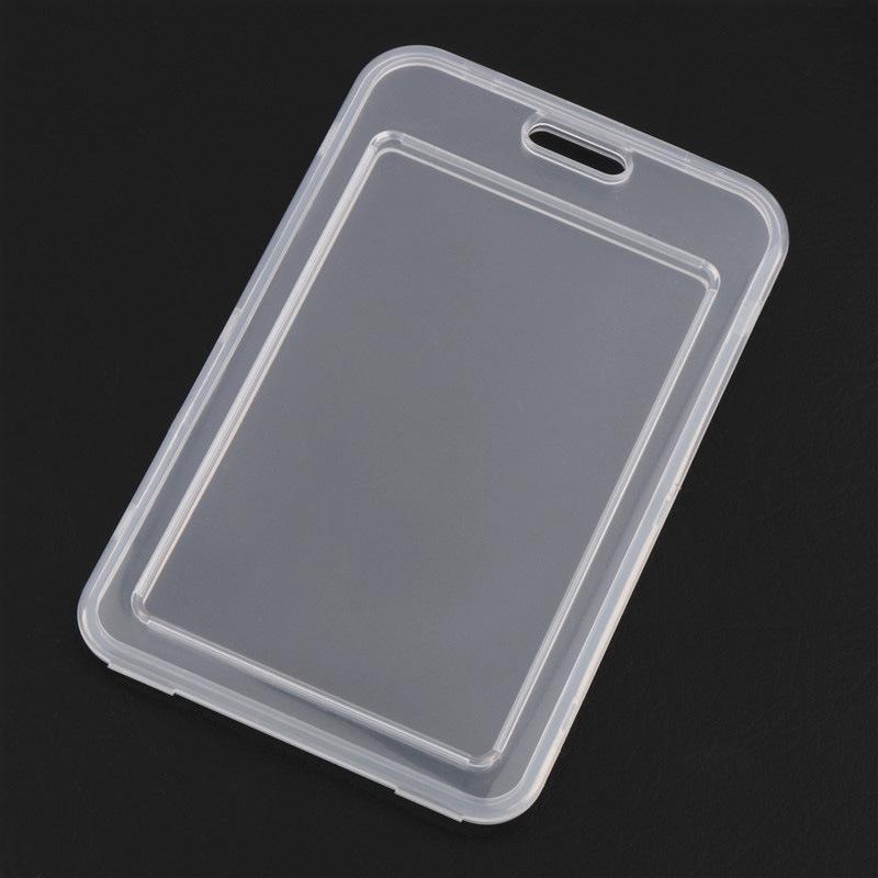 3PCS Transparente Karte Abdeckung Frauen Männer Student Bus Karte Versenkbare Pull Abzeichen Halter Business Kreditkarten Bank ID Karte-50 3pcs