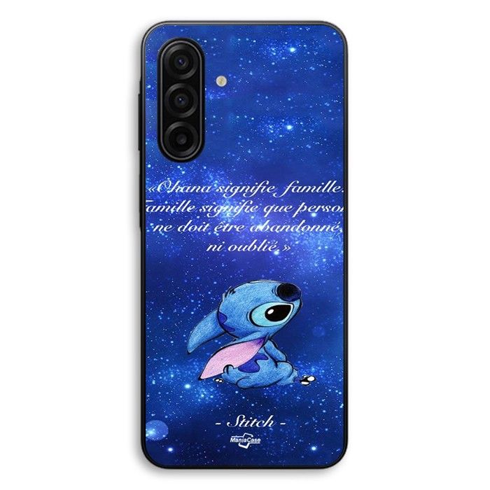 Hülle Für Samsung Galaxy A37 Stitch disney stitch süß Ohana bedeutet Familie Maniacase schwarz