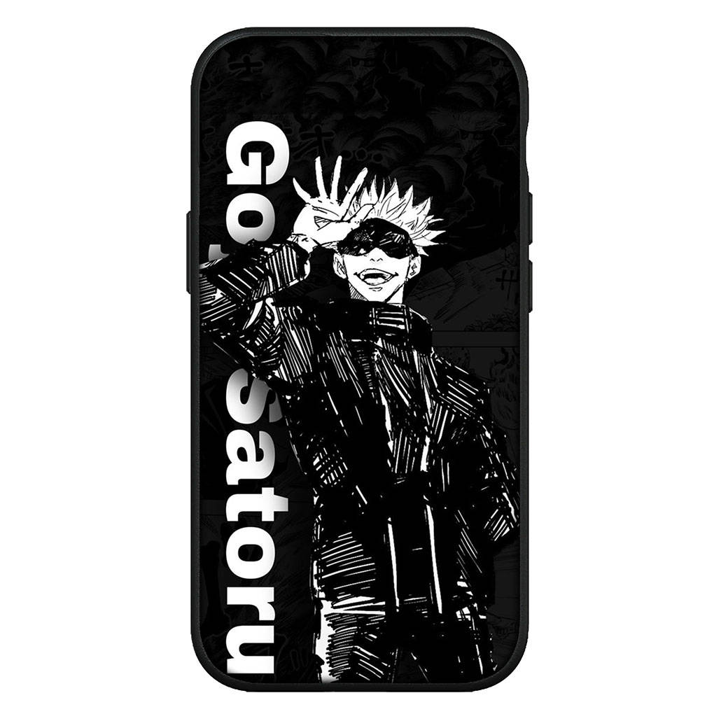 für iPhone 16 15 Xiaomi Redmi Note 13 12 11 Pro Max X 9 14 XR Samsung Galaxy A16 S24 S23 Plus Huawei OPPO Jujutsu Gojo Satoru Kaisen Comics Handyhülle for Samsung Galaxy A16 himmelblau