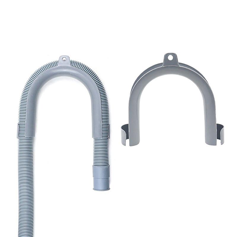Universal-Ablaufschlauchführung in U-Form, passend für Ablaufschlauch für Waschmaschine und Geschirrspüler, Schlauchclip, Schlauchhalterhalterung 1PCS