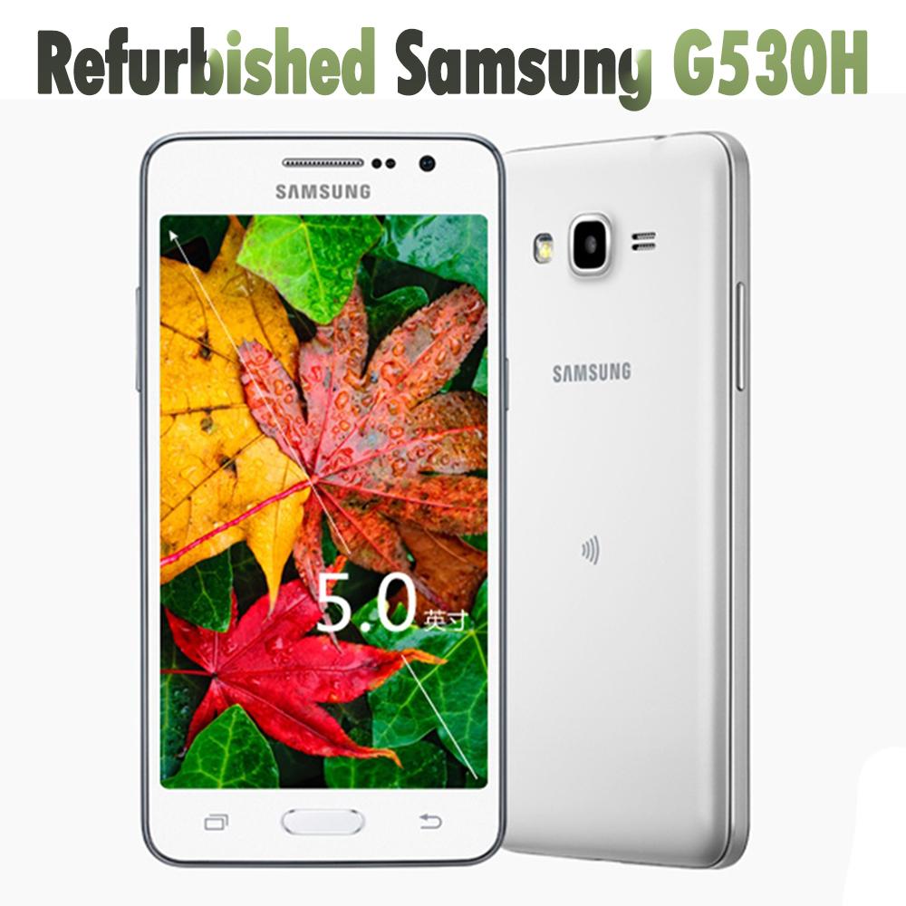 Generalüberholt Samsung Original Samsung Galaxy Grand Prime G530H/G530F 4G 8MP 1GB RAM 8GB ROM Mobiltelefon mit Single-SIM/Dual-SIM G530H simple set schwarz