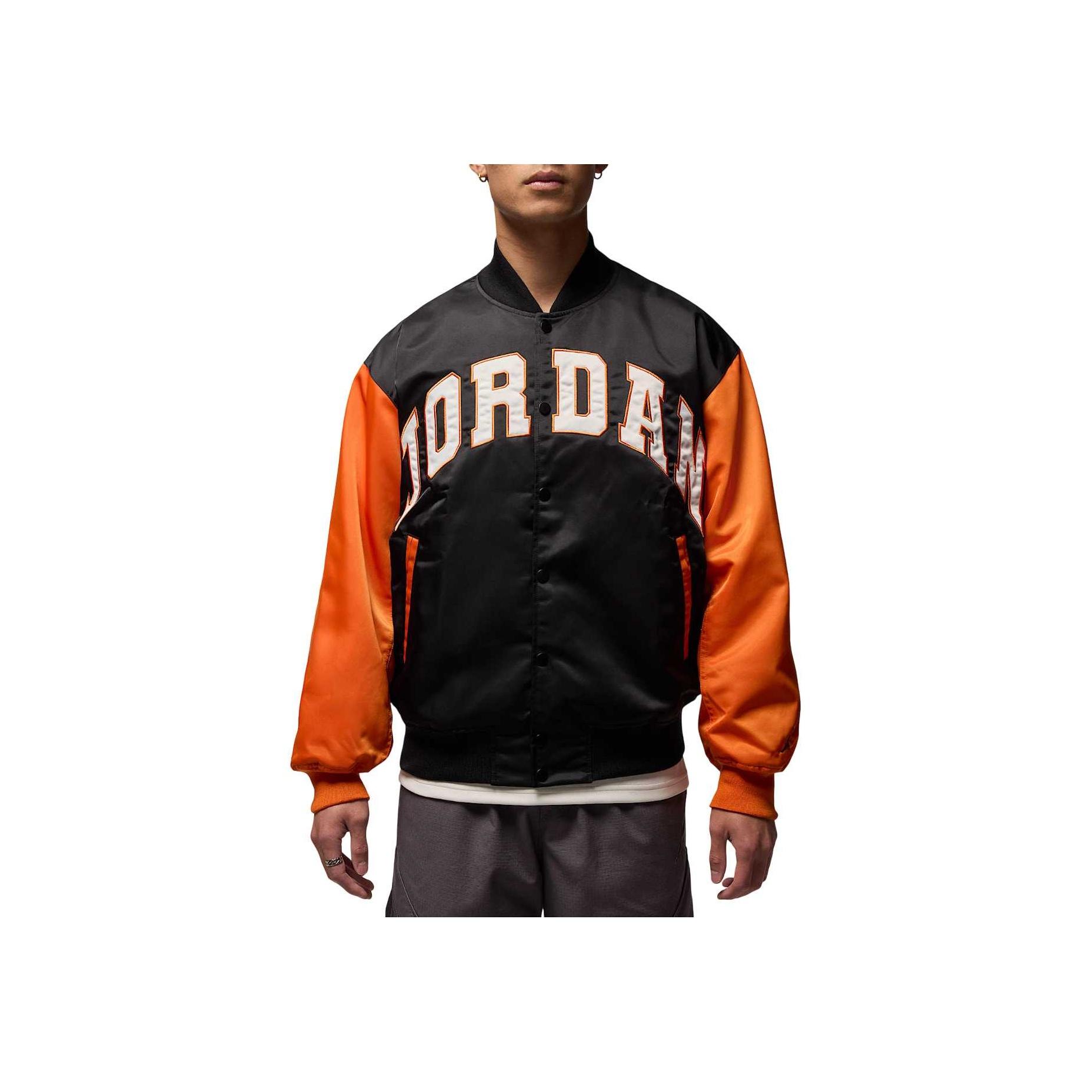 Jordan Brooklynn Bequeme Colorblock Letter Jacke Unisex Jacke HV0100-011 M