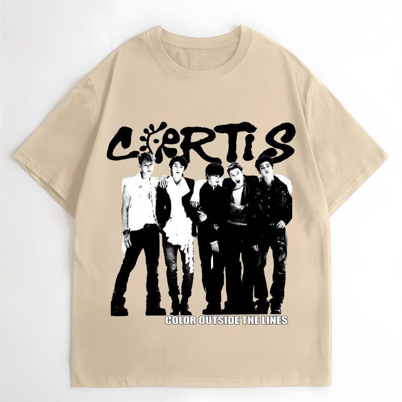 2026 Cortis Kpop Shirt, Ästhetisches Kpop T-Shirt für Mädchen, Koreanisches Streetwear Tee, Trendiges Fan Outfit Geschenk Hip Hop Streetwear Oversized M beige