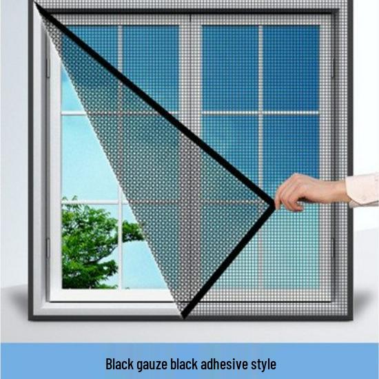 Selbstmontierbares Abnehmbares Nano-Fenstergitter: Sommer Mückensicher, Klettband Fliegengitter 15*15cm