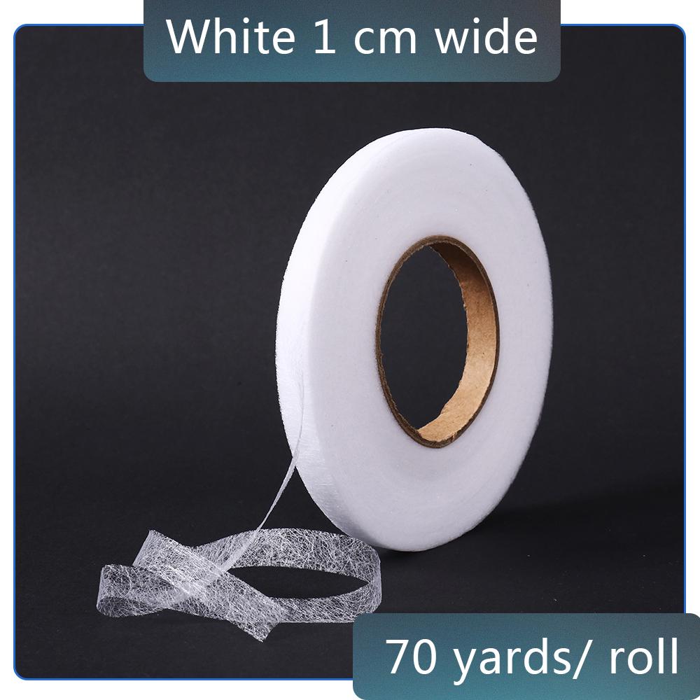 70 Yard Hot Melt Doppelseitiges Nähzubehör Klebeband Stoff Bekleidung Fixierbare Einlage DIY Zubehör Patchwork Futter