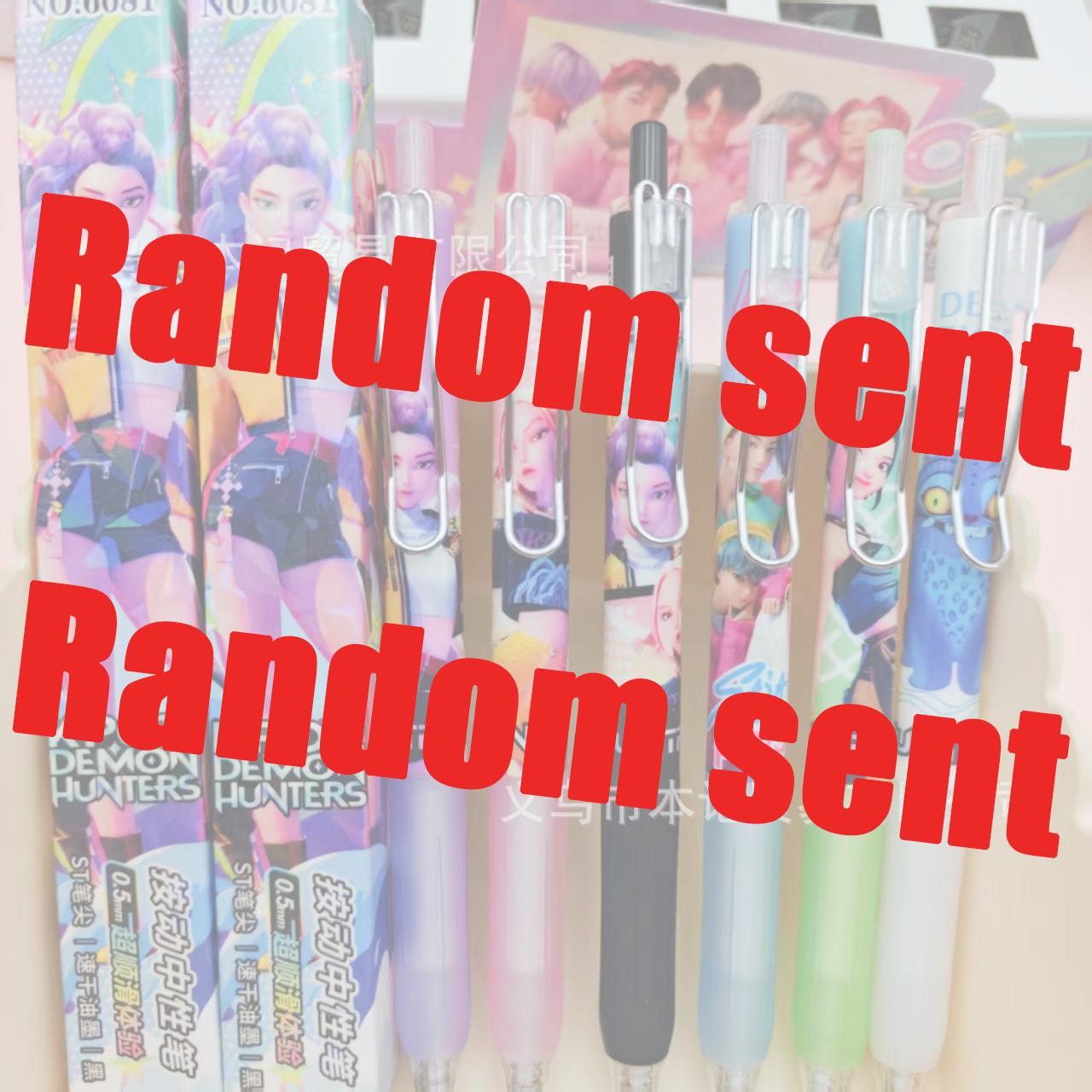0,5mm Kpop Dämonenjäger Gelstifte Kawaii Schreibwaren Cartoon Anime Derivat Zubehör Schulbedarf Büro Zubehör Geschenk 1PCS