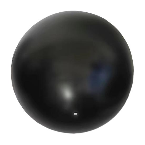 25 cm Mini-Pilatesball, Yoga, Core-Training, Physiotherapie, kleiner Gymnastikball, platzfest, rutschfest, Fitnessball für Heim-Fitnessstudio, Pilates-Ausrüstung 25cm schwarz
