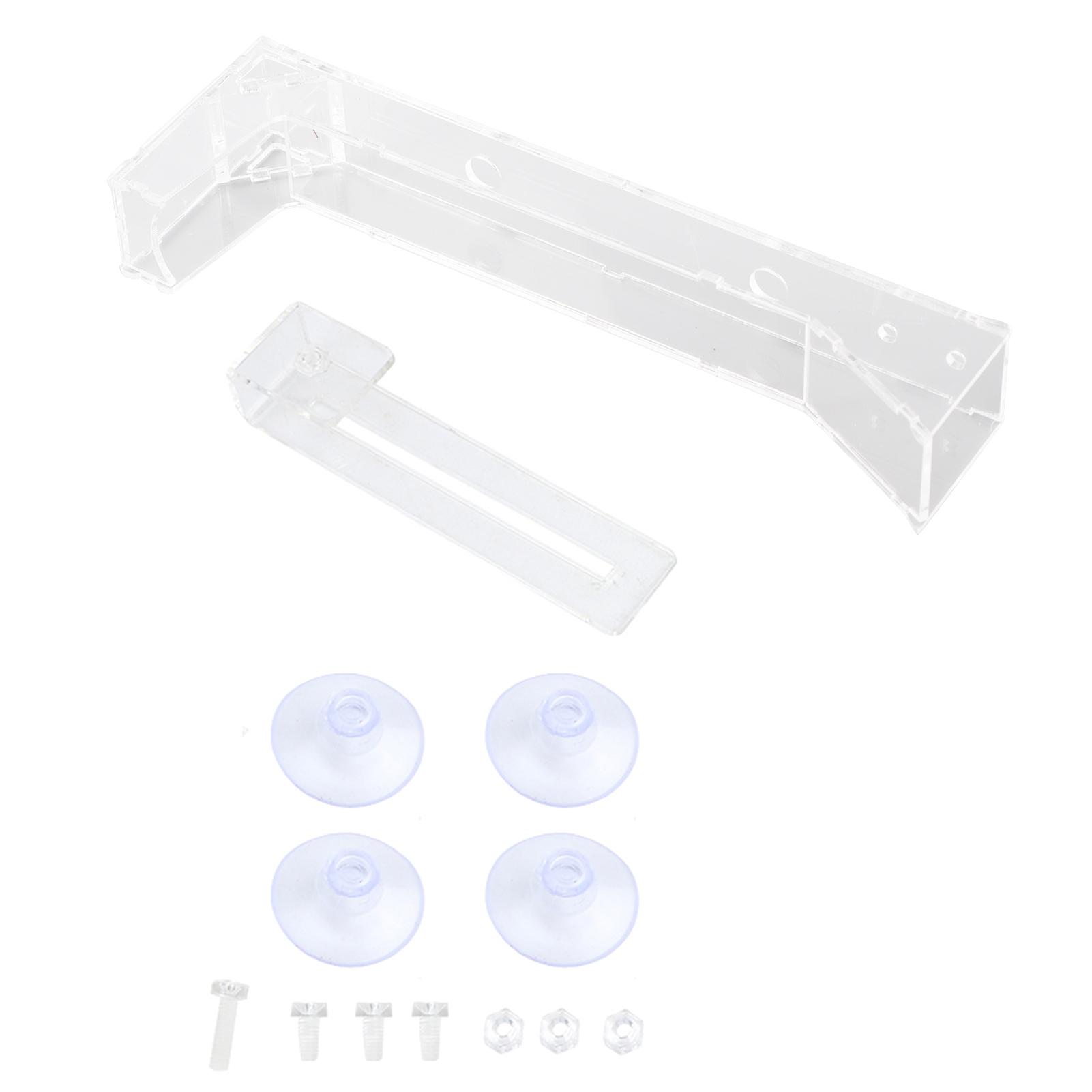 Mini Acryl Fisch Garnele Futter Gesunkener Futterspender Granulat Diät Fütterungsrohr Zubehör für Aquarium