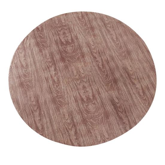 Passende runde Tischdecke Wasserdicht Ölfest Tischdecke mit elastischen Kanten Holz L