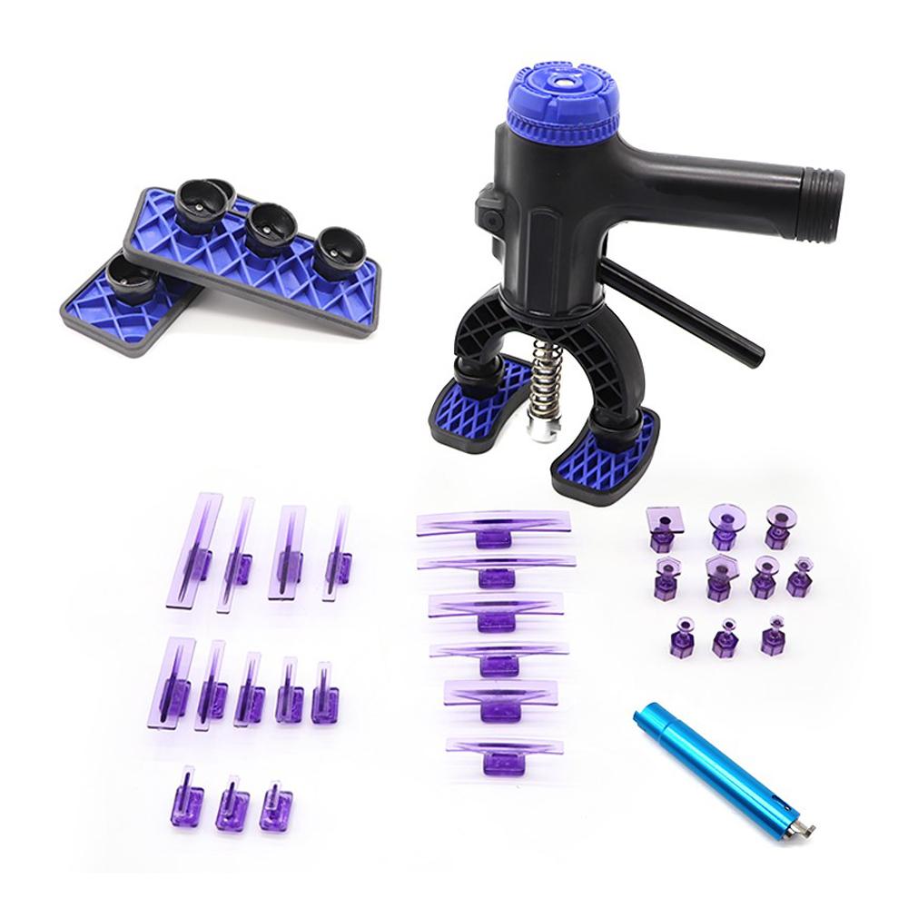 Auto Dellen Reparatur Puller Lifter Werkzeug 360 Grad verstellbar Paintless Dellen Entfernung Werkzeug mit 28 Kleber