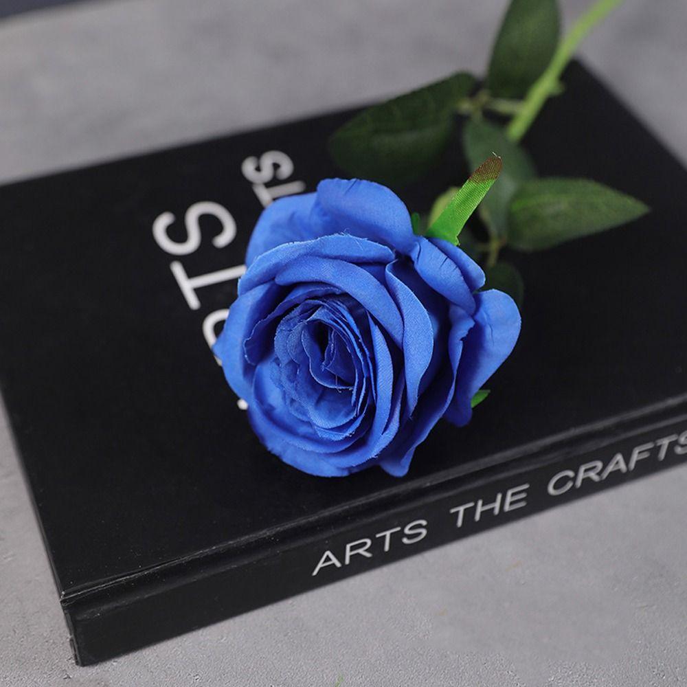 Regenbogen Bunt Künstliche Rosen Blumen Realistische Haptik Kunstblumen Muttertag schwarz