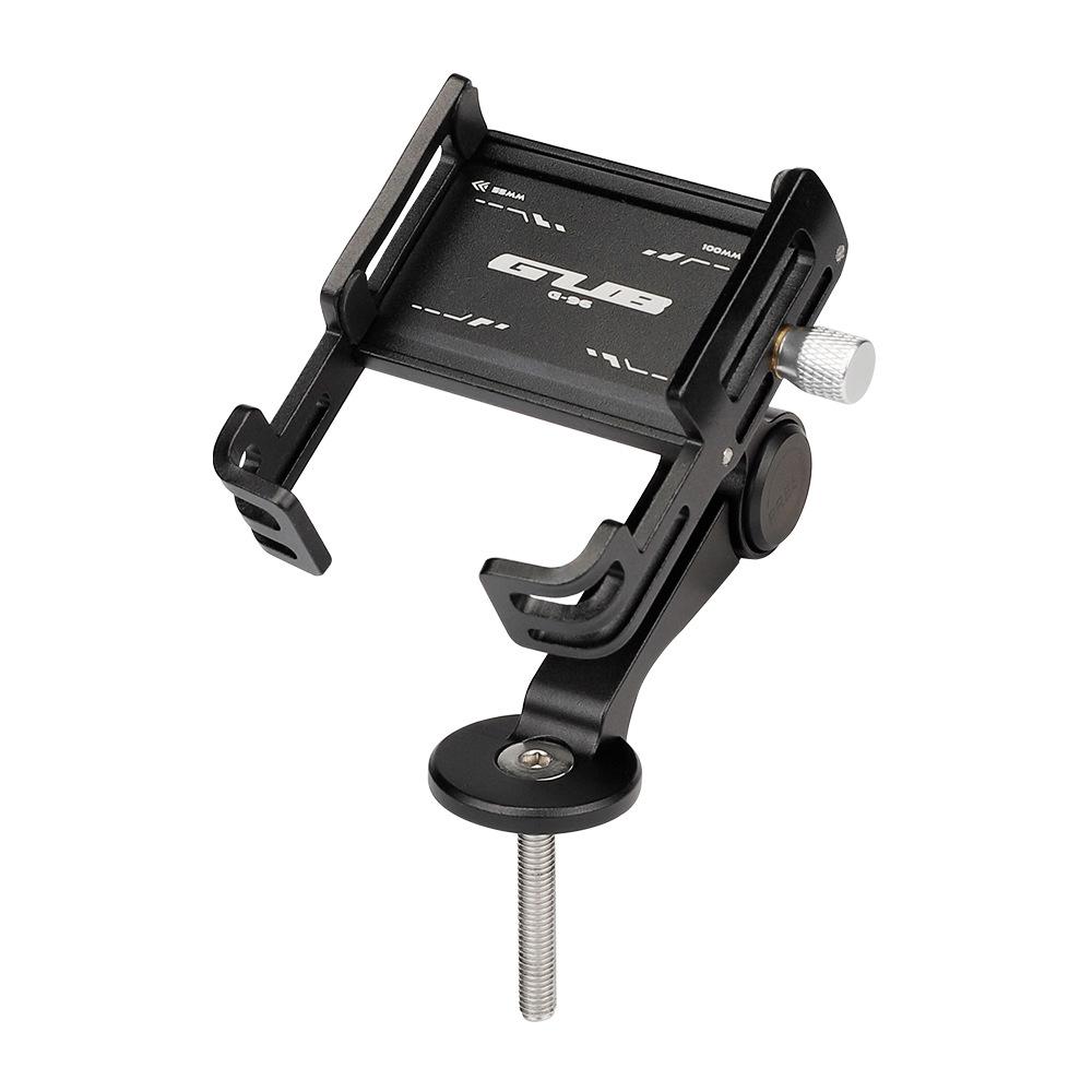 Fahrrad-Telefonhalterung, Telefonhalter aus Aluminiumlegierung, 360-Grad-Drehung, Fahrradzubehör für Ihr Radfahren G-96 schwarz