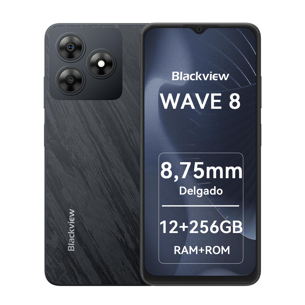 Refurbished Blackview WAVE 8 Android 14 12GB 256GB Smartphone 4+256 schwarz