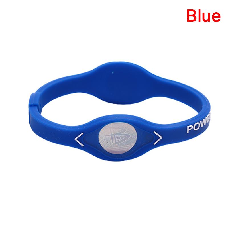 Silikon-Energie-Balance-Armband, Silikon-Energie-Armband, Sport-Silikon-Armband, Handgelenk blau